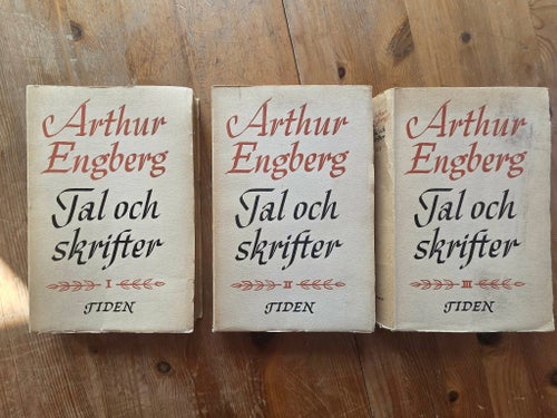 Arthur Engberg: Tal och skrifter I-III och Socialdemokraterna... 1889-1894.