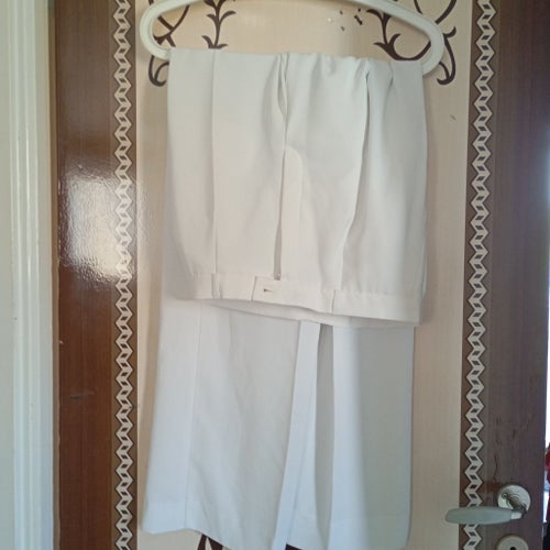 MERRYTIME dress happy vita byxor, storlek NORMAL