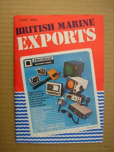 Tidskrift: British Marine Exports Nr. 6 1978