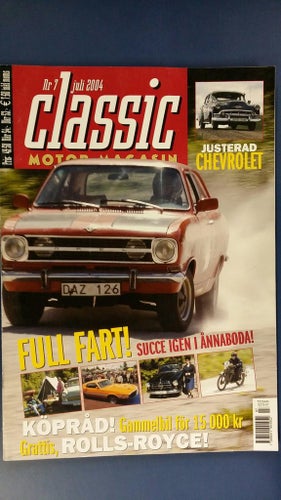 Classic Motor nr 7 2004: Iso Rivolta Fidia, Ford Taunus 2000 GXL, Novolette