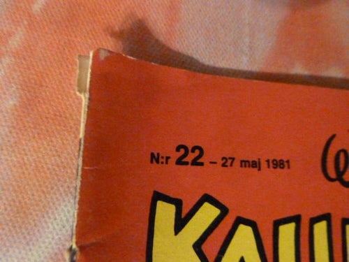 KALLE ANKA & CO, NR 22-1981, TIDNING