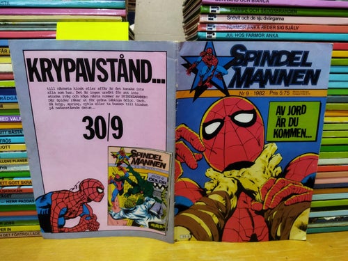 Spindelmannen 1982 nr 9, Very Fine plus