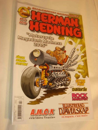 Herman Hedning (svensk) NY OLÄST Nr 2 2015 MC Nummer