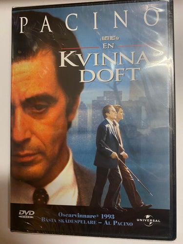 DVD En Kvinnas Doft Al Pacino INPLASTAD