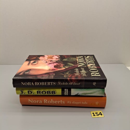 Nora Roberts x3 Bokpaket med hårdpärm - Se bilder för titlar