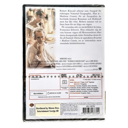 Broarna i Madison County - Inplastad DVD - Clint Eastwood / Meryl Streep)