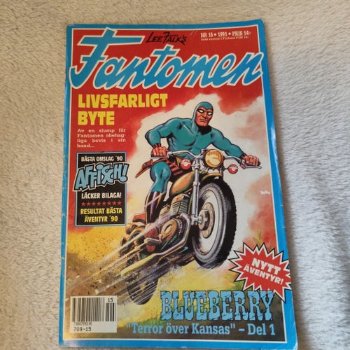 Fantomen NR 15 1991 + Affisch