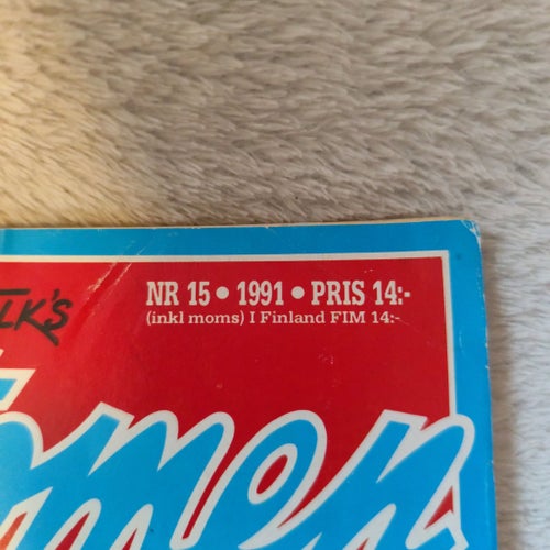 Fantomen NR 15 1991 + Affisch