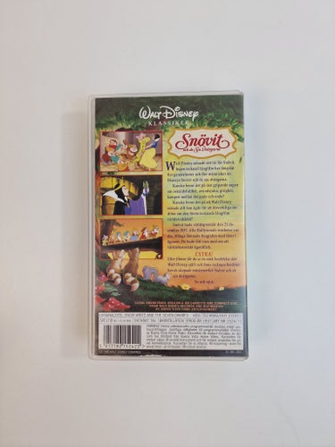 Snövit och de Sju Dvärgarna VHS