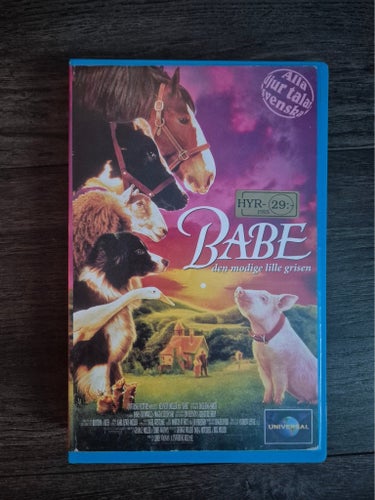 Hyr utgåva av Babe - den modige lille grisen VHS