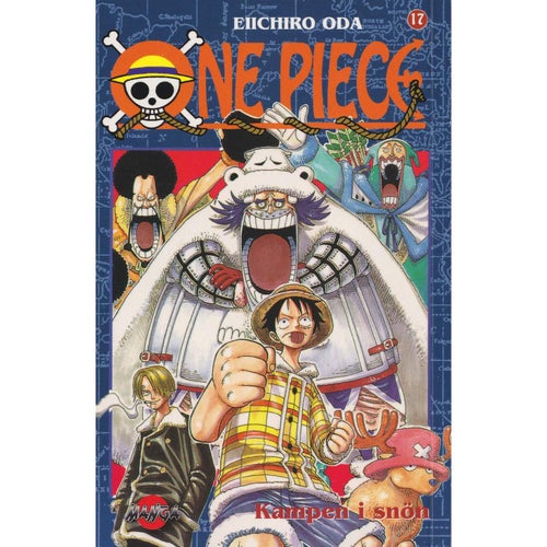 One Piece - 17 - Kampen i snön - Eiichiro Oda - Svensk utgåva (Begagnad)