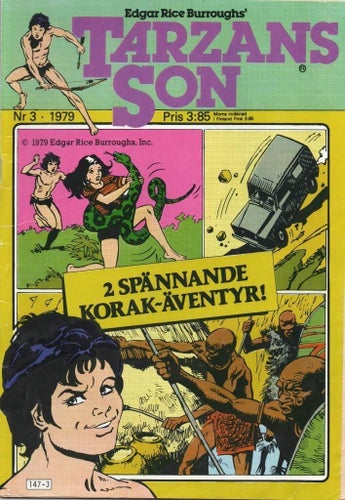 Tarzans Son Nr 3 1979 av Edgar Rice Burroughs