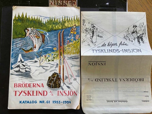 Bröderna Tysklind AB 1954-54 Fiske, sport och fritid .82 sidor