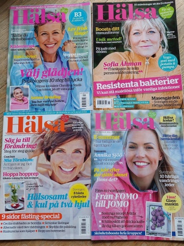 Hälsa 8 tidningar hälsokost mat medicin livsstil motion eko