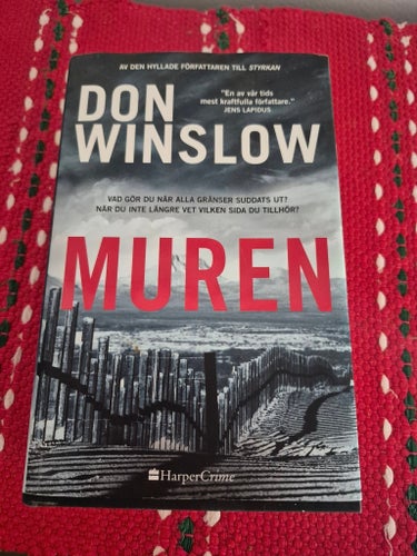 Inbunden bok Muren av Don Winslow, 2019