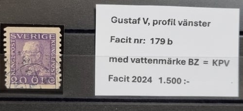 Svenska frimärken Oscar II med lyx stämplar