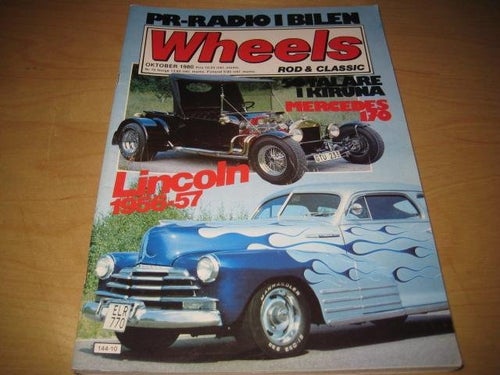 WHEELS NR 10 1980 MERCEDES 170 S CAB,FORD COUPE 1939, M.M