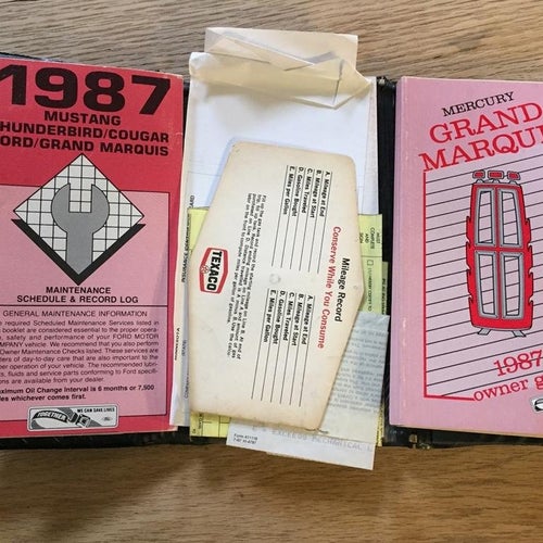1987 Mercury Grand Marquis Owner Guide