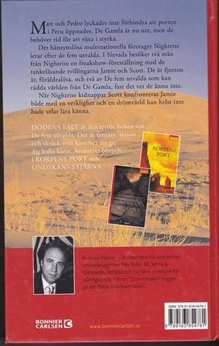 Anthony Horowitz / Dödens Fält / De Fem Utvalda del 3 / Kartonnage