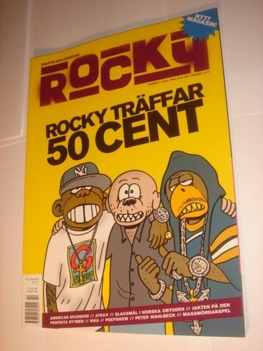 ROCKY (svensk) NY OLÄST Nr 2 2004 Träffar 50 CENT