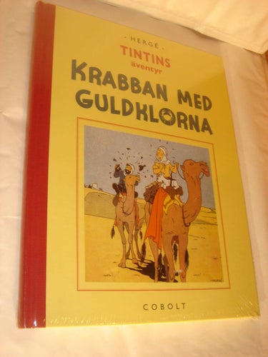 Tintins äventyr - Krabban med guldklorna retro INB NY Cobolt