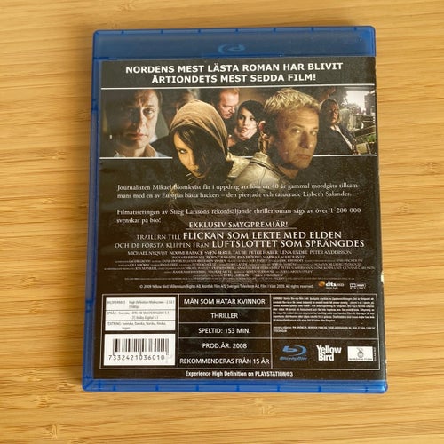 Män Som Hatar Kvinnor - Blu-ray