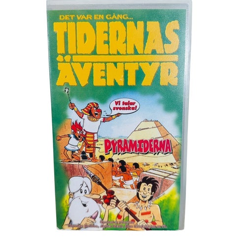 Det Var En Gång... Tidernas Äventyr PYRAMIDERNA VHS Svenska Wendros Barillé