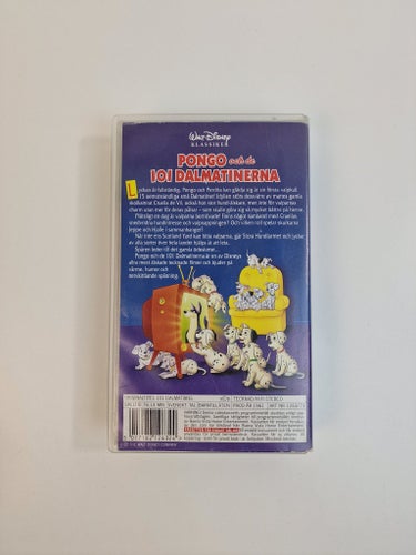 Pongo och de 101 Dalmatinerna VHS