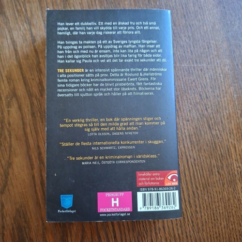 Tre sekunder av Roslund & Hellström, 2009