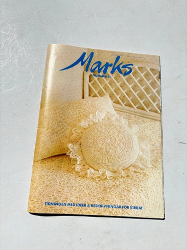 3 st vintage handarbets- och sticktidningar – Marks / Virkat & Stickat – 80-tal