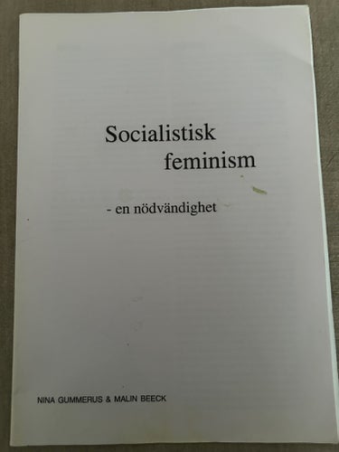 Socialistisk feminism - m.fl