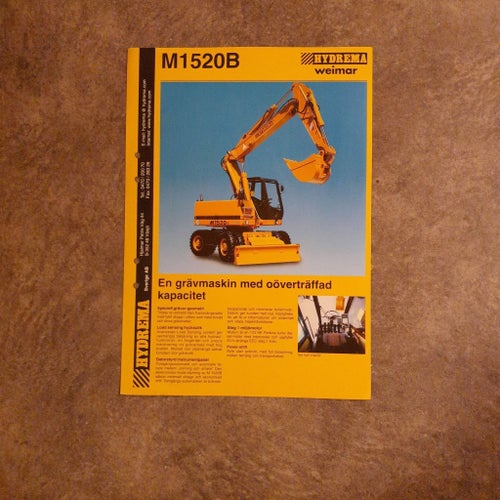 Hydrema M1520B Broschyr