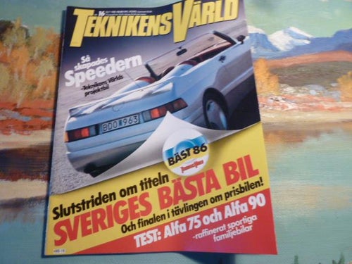 TEKNIKENS VÄRLD, 23/07 1986, NR 16,