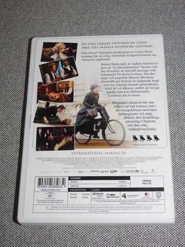 Hysteria DVD Romantisk Komedi Maggie Gyllenhall Hugh Dancy
