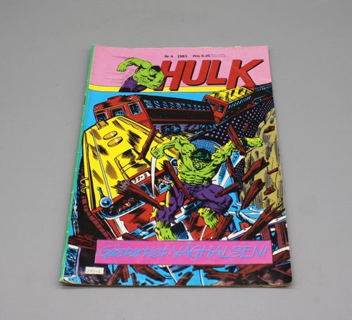 Serietidning - Hulk Nr 2 1983 - Gästartist: Våghalsen