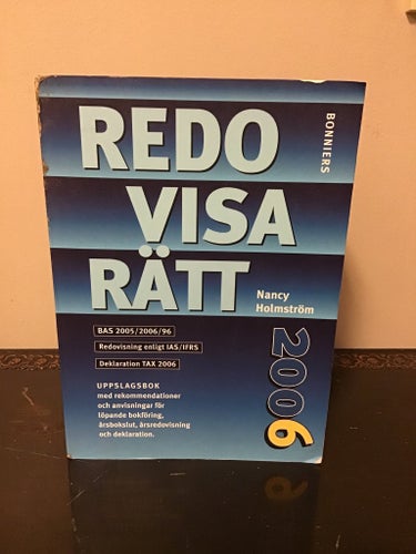 Redovisa rätt 2006 - Nancy Holmström