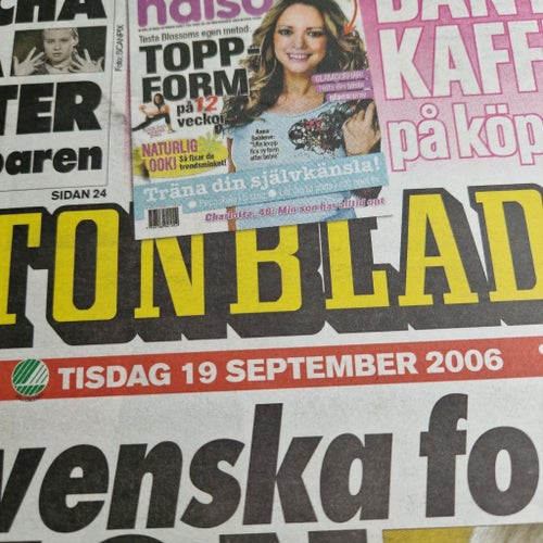 Aftonbladet Tidning 19 September 2006