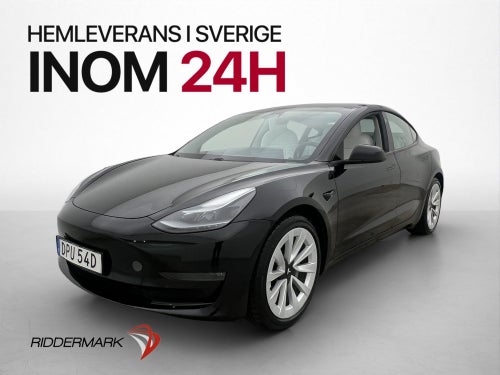 Tesla Model 3 Long Range AWD Ljus Interiör Drag Pano Kamera