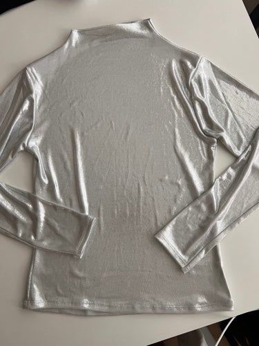 silver topp / silvrig tröja