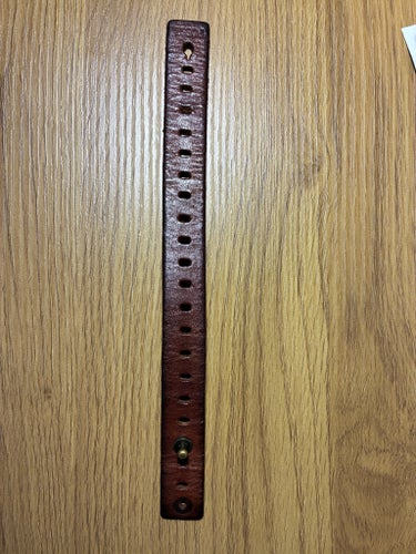 Fossil läderarmband