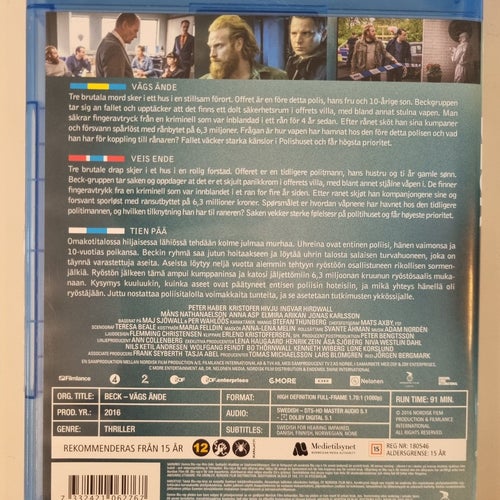 Beck - Vägs Ände (Blu-ray)