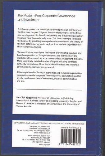 The Modern Firm, Corporate Governance and Investment / Per-Olof Bjuggren m.fl.