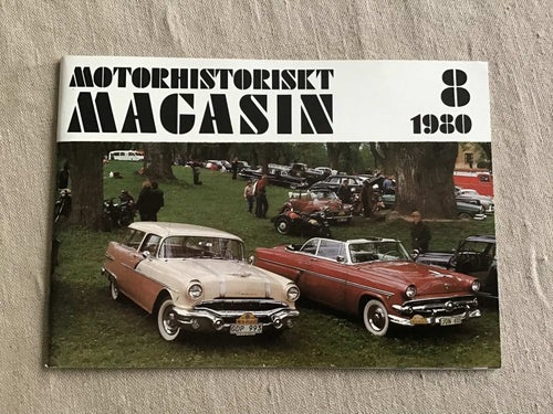MOTORHISTORISKT MAGASIN NR 8 1980 ALVIS, VEÅTTA,VÅRPARAD,GAMLA BILAR