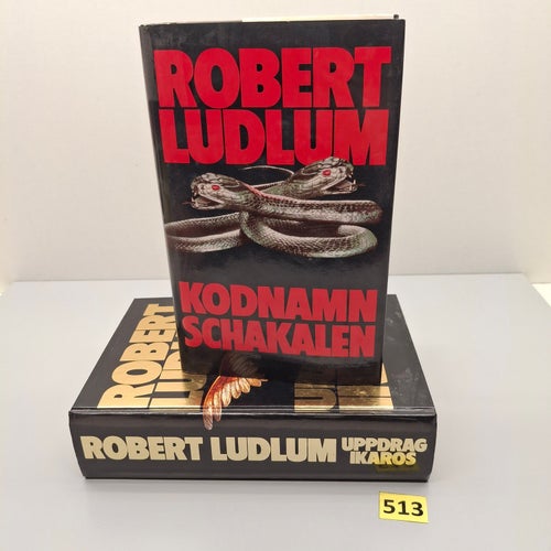Robert Ludlum x2 Bokpaket med hårdpärm - Se bilder för titlar