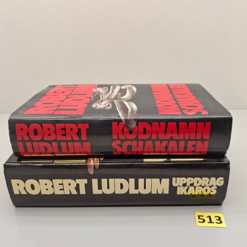 Robert Ludlum x2 Bokpaket med hårdpärm - Se bilder för titlar