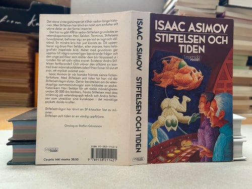 Stiftelsen och tiden av Isaac Asimov, bok, Very good plus
