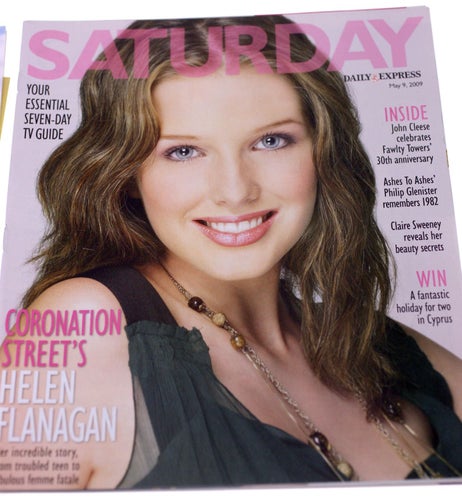 Saturday / S Magazine-2 magazines-May 9th 2009-Helen Flanagan cover-NEW-324g