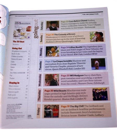 The Information Magazine - The Independent Newspaper-August 1st 2009-FREE POST