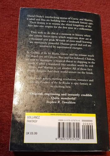 Goddess of the Ice Realm av David Drake, fantasy, import
