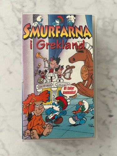 Smurfarna i Grekland VHS